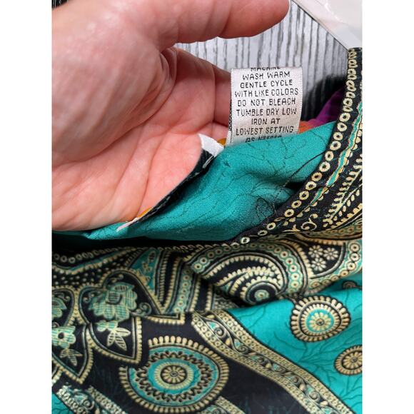 Stunning, Vibrant Sante Classics Rainbow Bollywood Miu Miu/Kaftan/House Dress - Picture 4 of 5